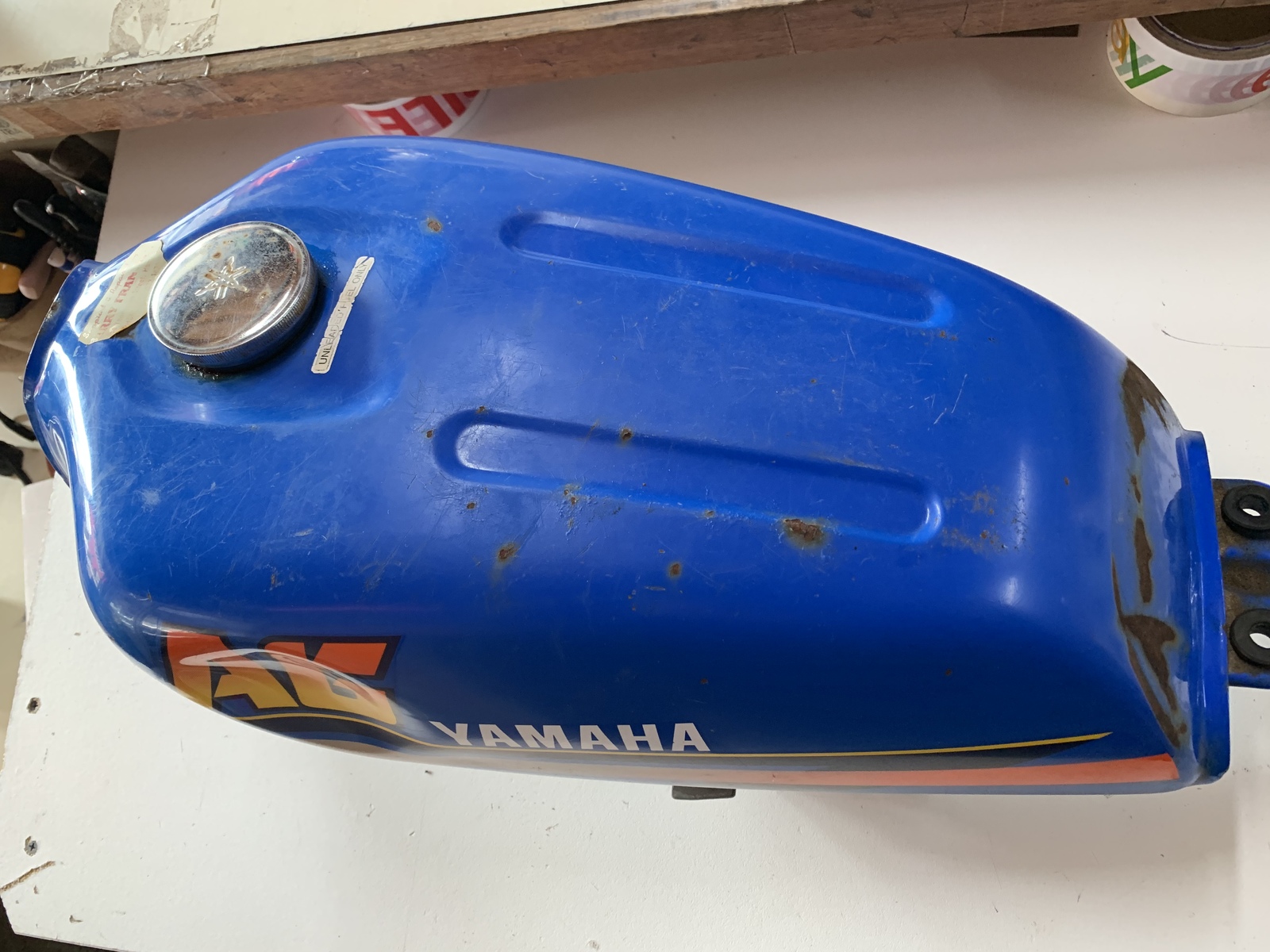 YAMAHA AG 100 2 STROKE FARM BIKE FUEL PETROL TANK NO CAP