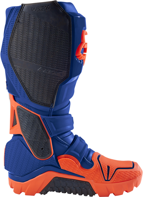 FOX INSTINCT OFF ROAD ENDURO BLUE ORANGE SIZE 11 BOOTS REAR GRIP ON ...