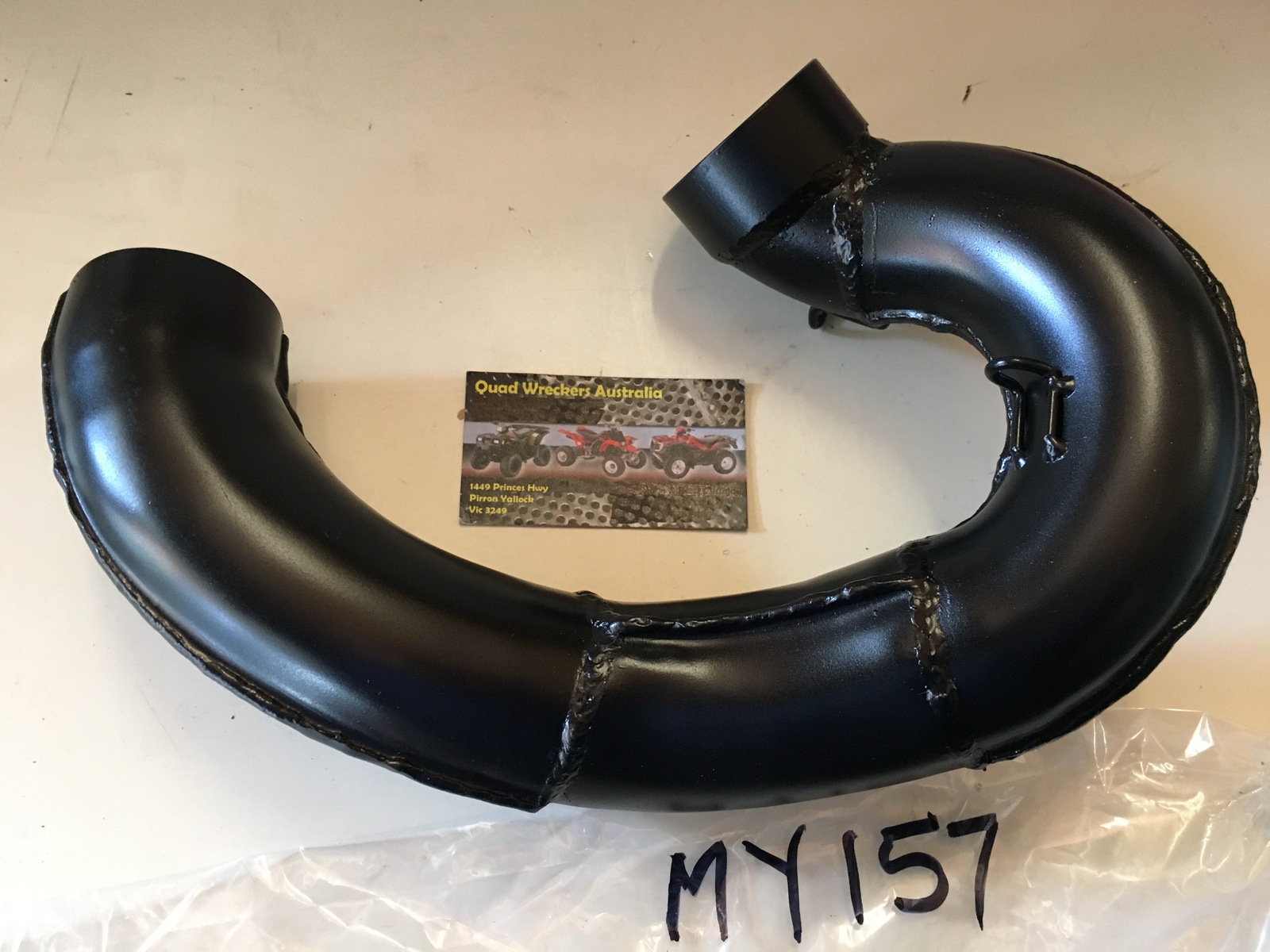 YAMAHA IT 465 490 EXHAUST HEADER PIPE REPAIR SECTION ELBOW MUSKET P/N MY157