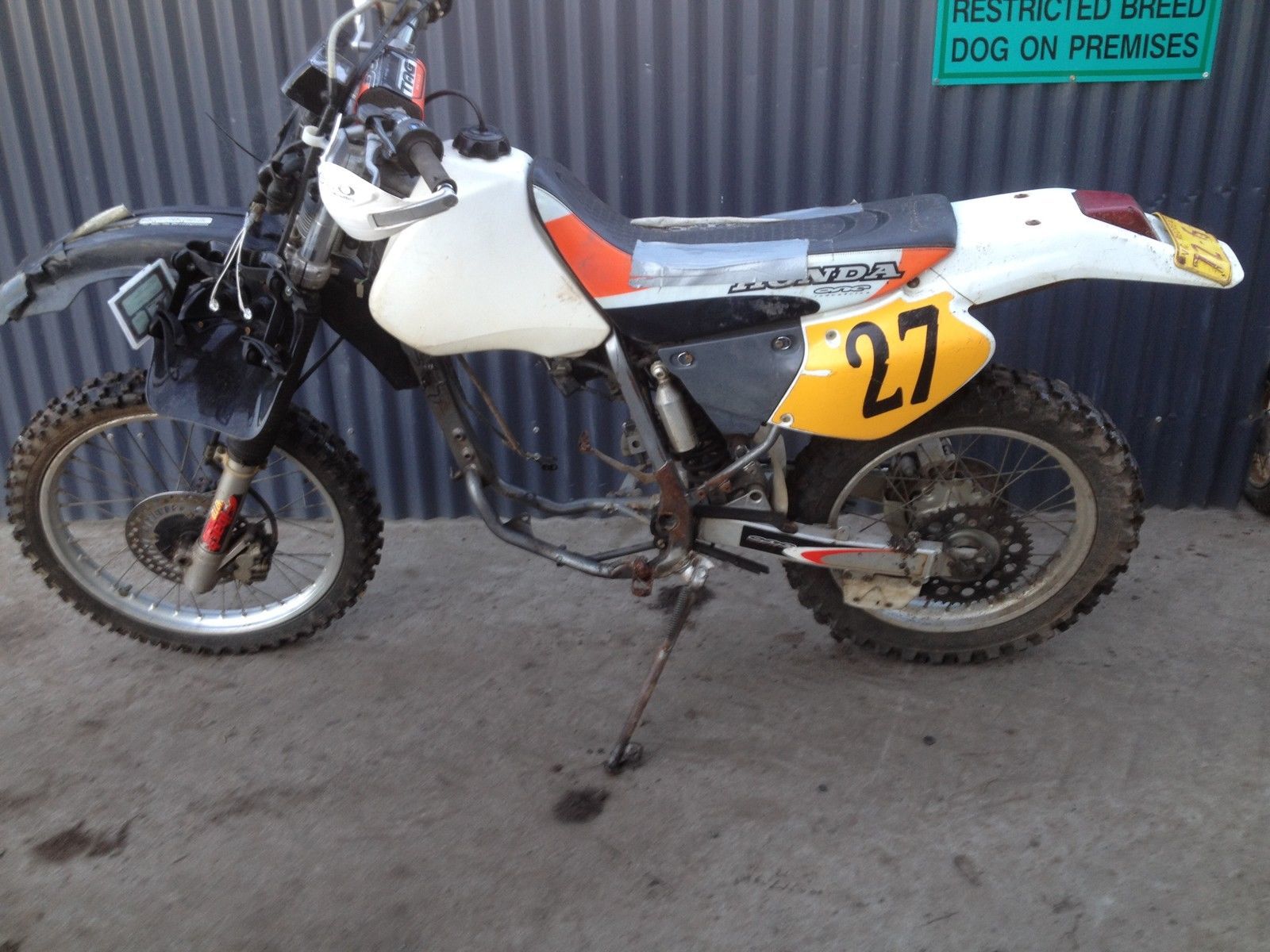 honda xr 250 exhaust