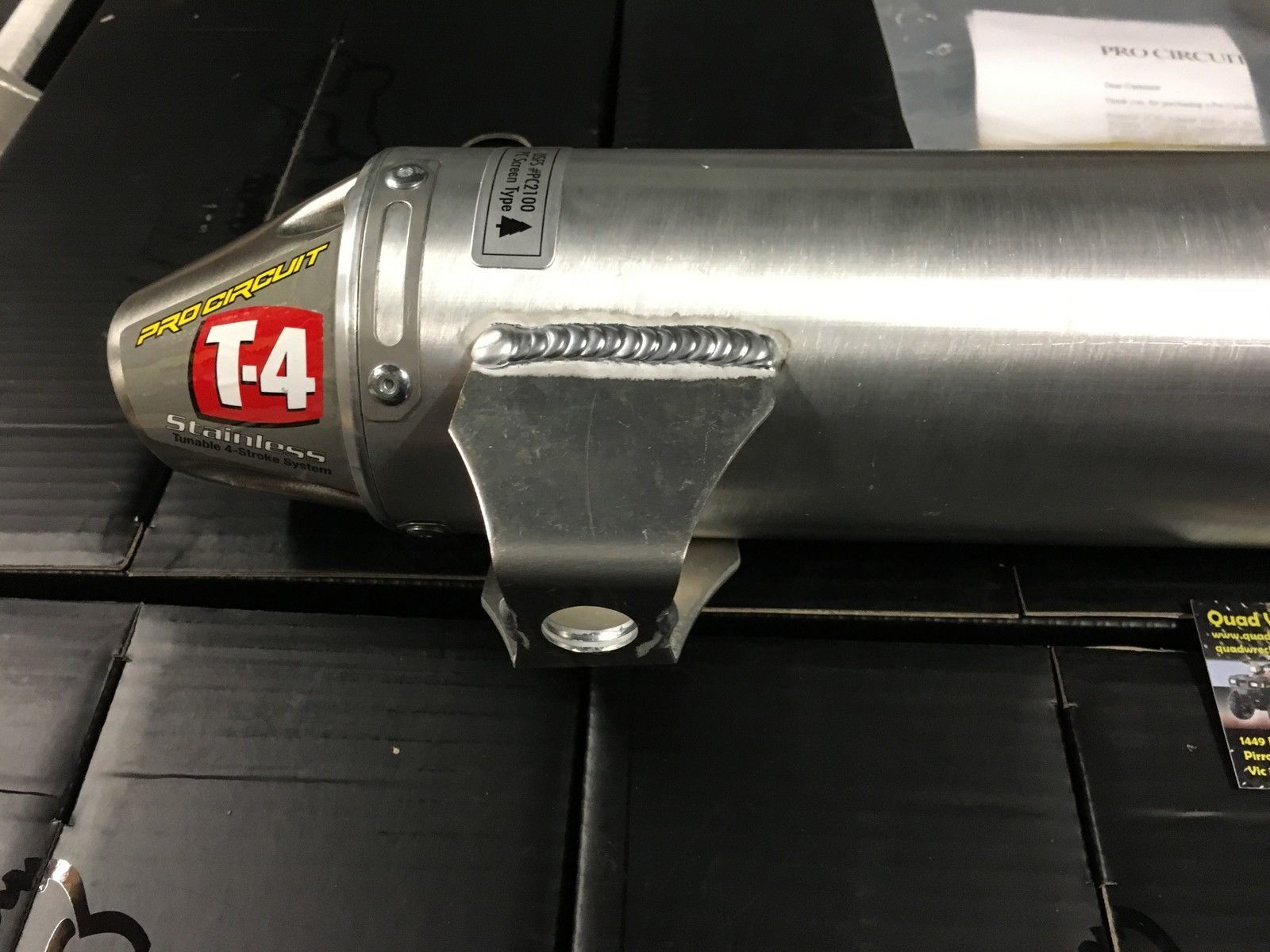 PRO CIRCUIT T4 ALLOY MUFFLER YAMAHA RHINO 660 - Pro Circuit
