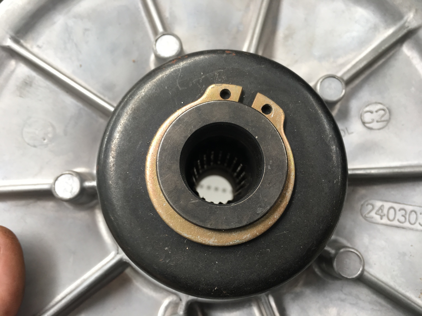 GENUINE POLARIS SECONDARY DRIVEN CLUTCH CVT SPORTSMAN RANGER 800 1322848