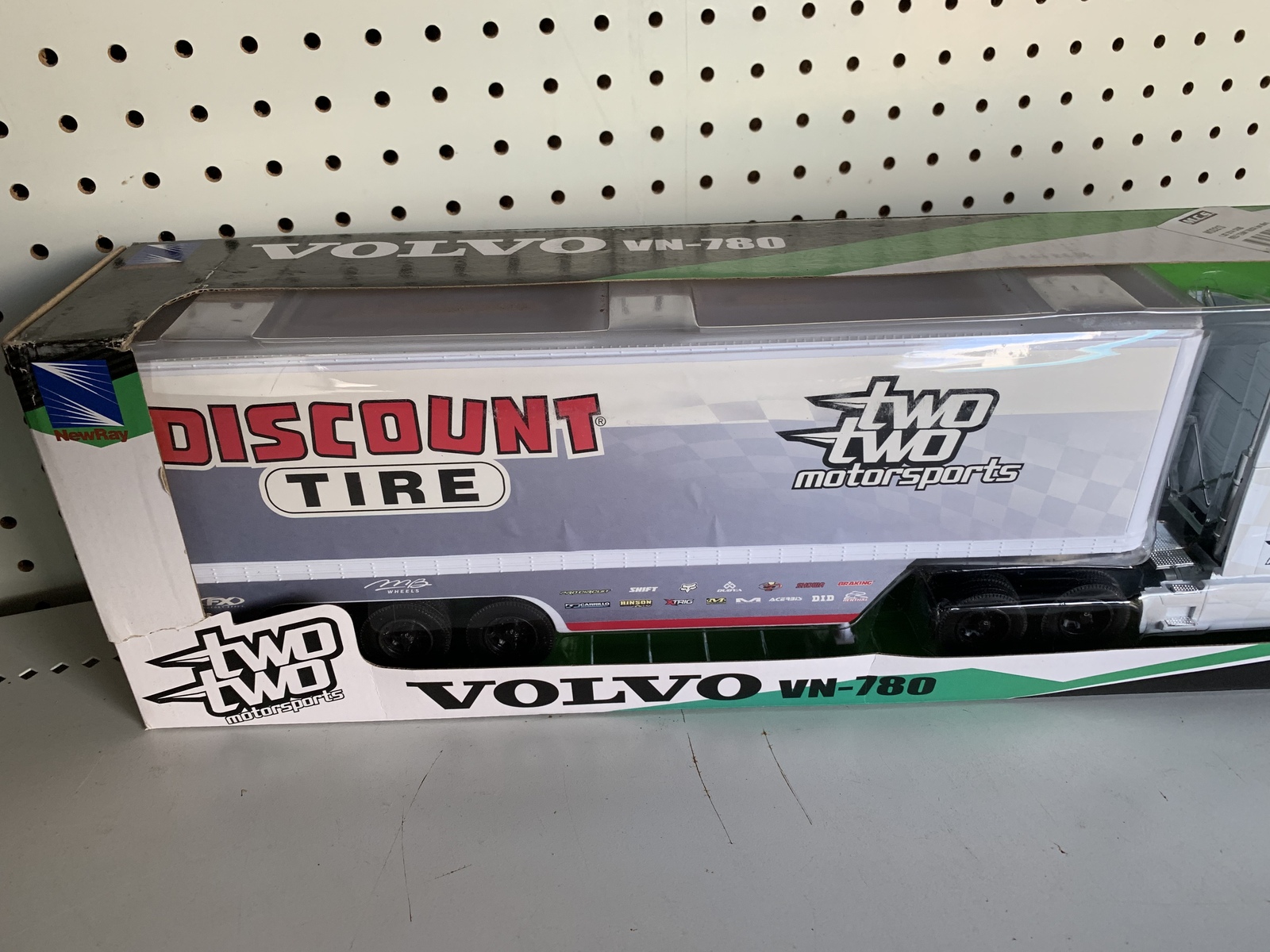 CHAD REED TWO TWO 22 VOLVO TRUCK TRAILER TOY MODEL DIECAST GIFT