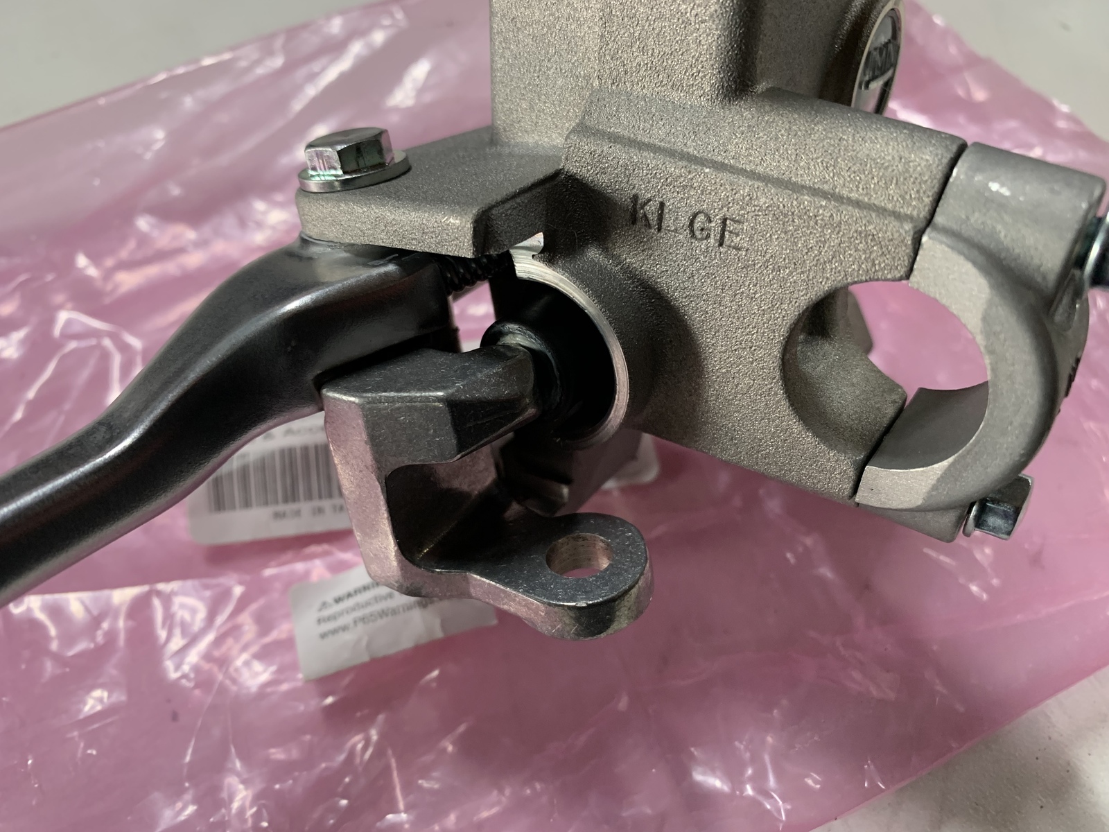 YAMAHA GRIZZLY YFM 550 700 REAR HAND BRAKE LEFT MASTER CYLINDER LEVER