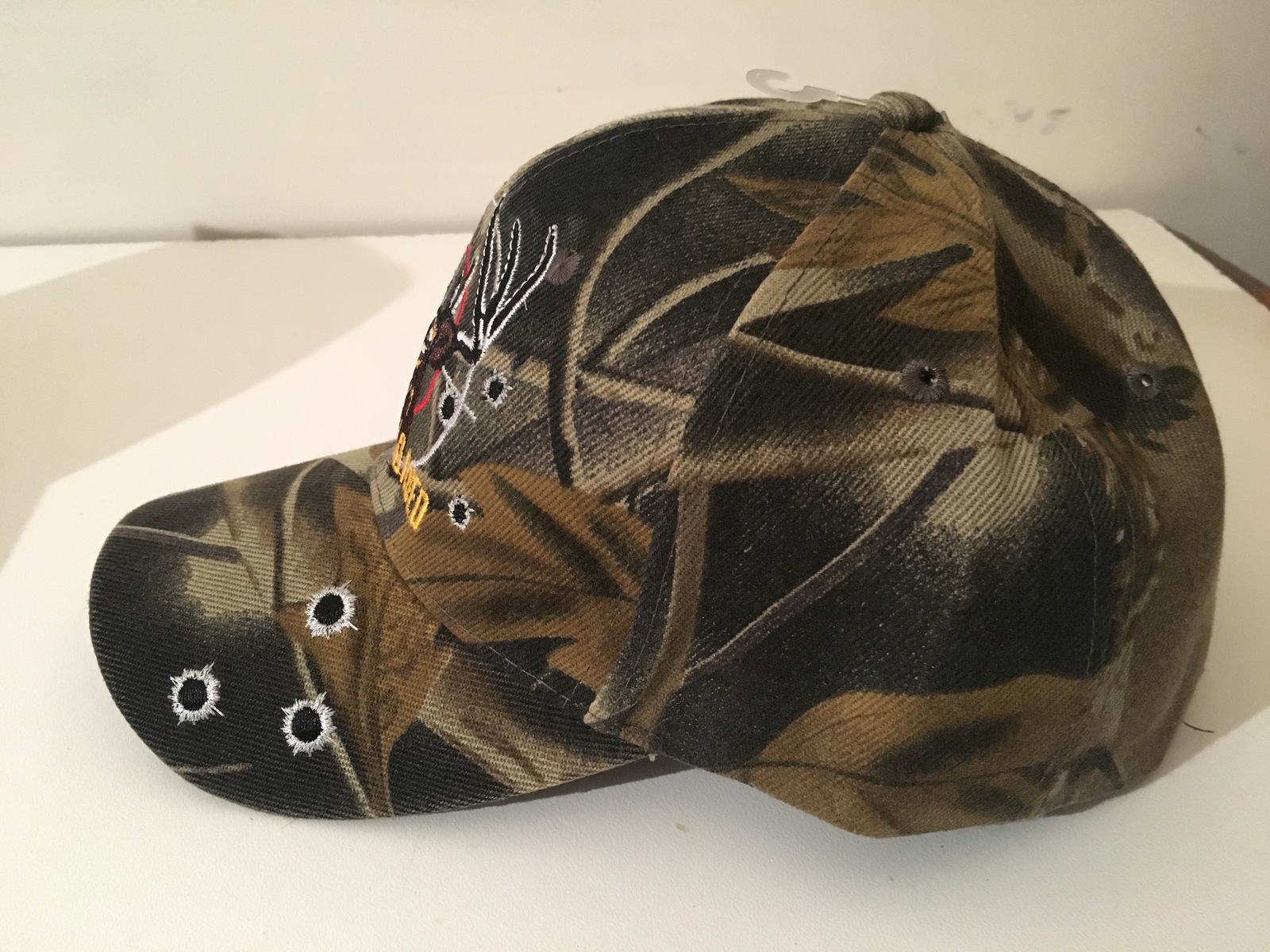 LOCKED AND LOADED CAMO HUNTING CAP HAT DEER
