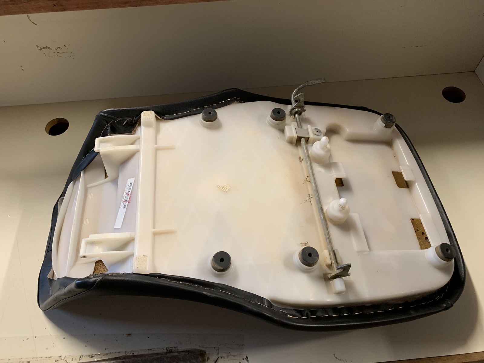 YAMAHA BIGBEAR YFM 400 SEMI AUTO IRS 2007 2012 SEAT RECOVERED BLACK