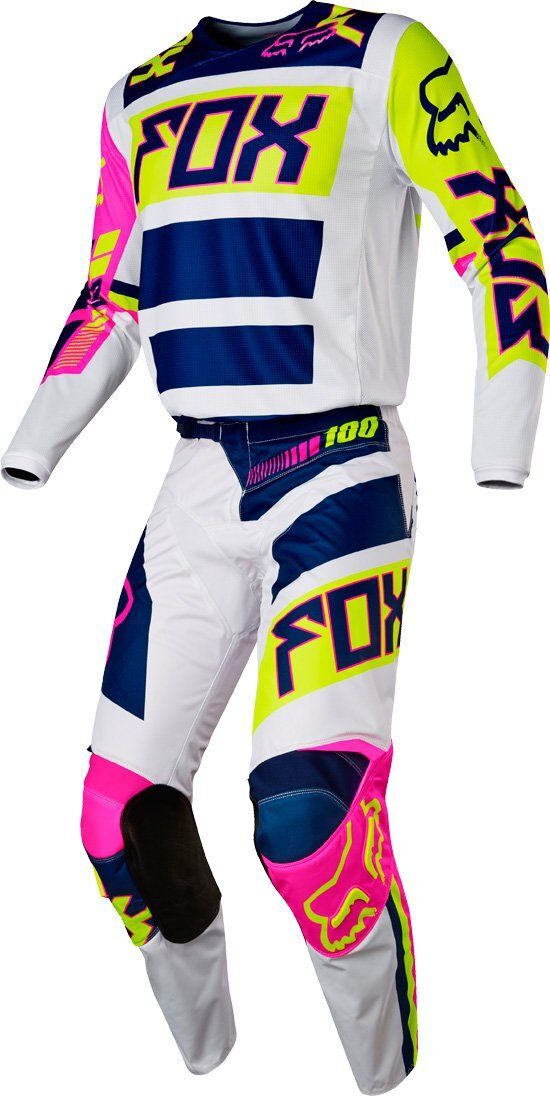 FOX RACING 180 FALCON NAVY BLUE WHITE MX OFF ROAD PANTS JERSEY COMBO