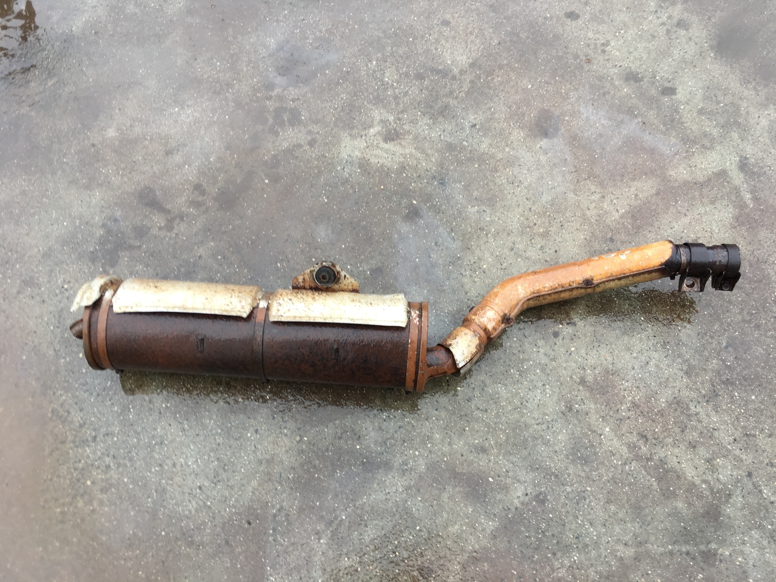 YAMAHA YFM 660 GRIZZLY EXHAUST / MUFFLER USED 2002 2008