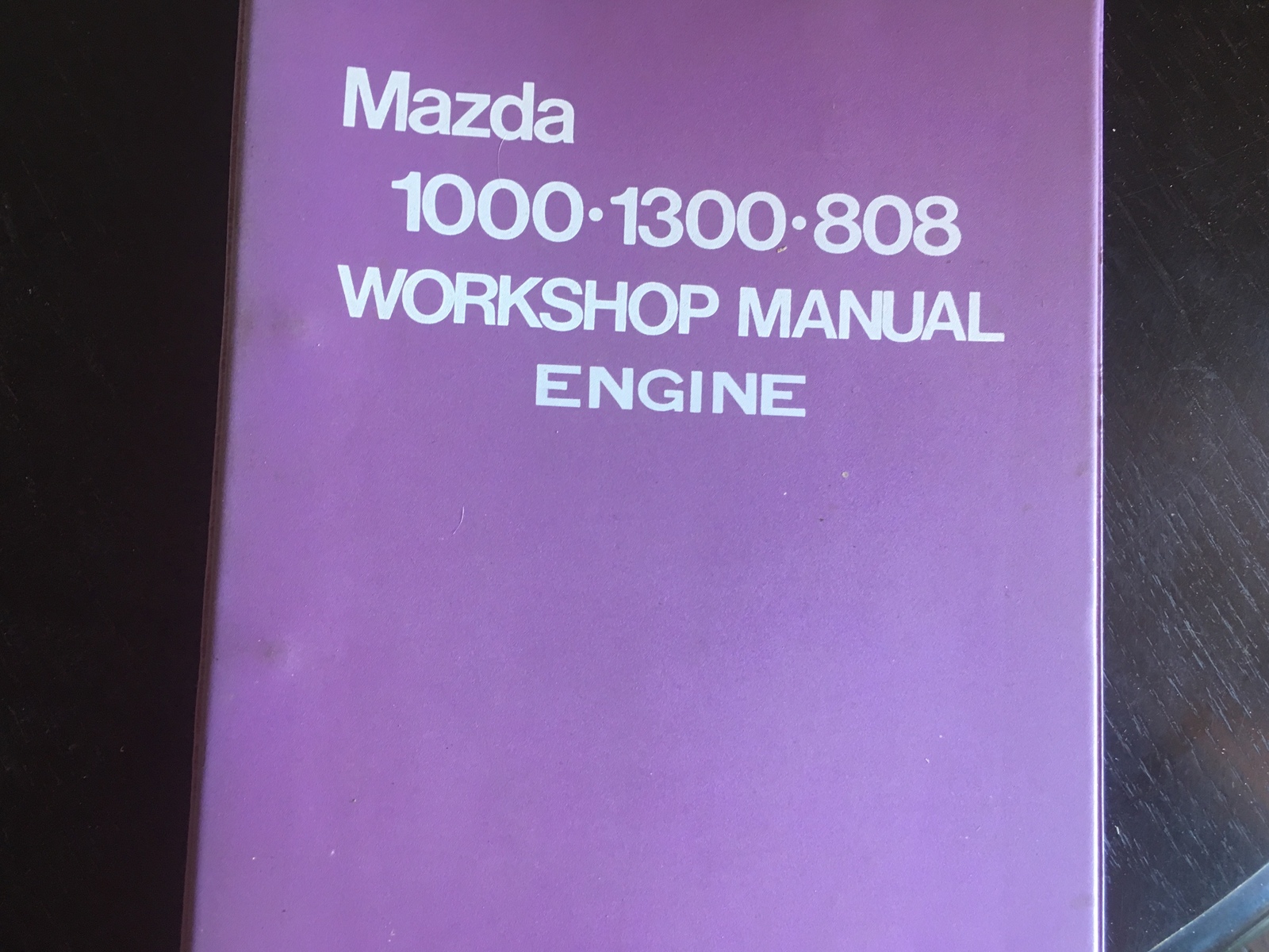 mazda rx 3 808 chassis workshop manual