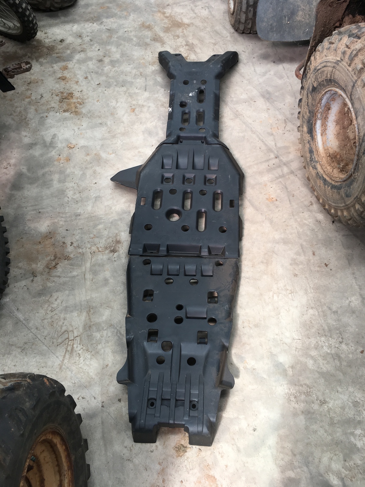 YAMAHA GRIZZLY 550 700 2007 2015 GENUINE YAMAHA BASH PLATE SET