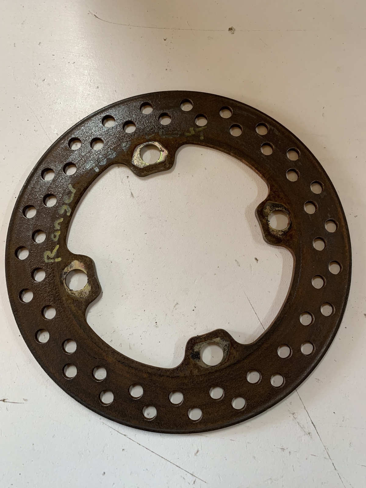 Front Brake Disc Rotor For Polaris Ranger 570 800 900 1000 – Drilled & Slotted Stainless Steel