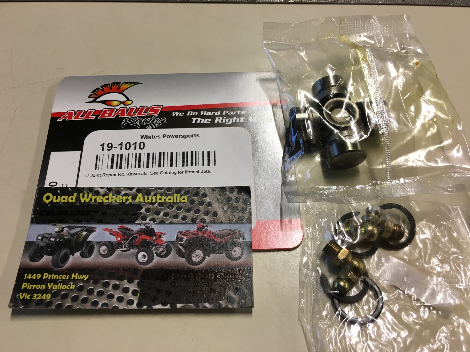 KAWASAKI MULE 2510 KAF 620 FRONT TAIL PROP SHAFT UNI U JOINT UNIVERSAL