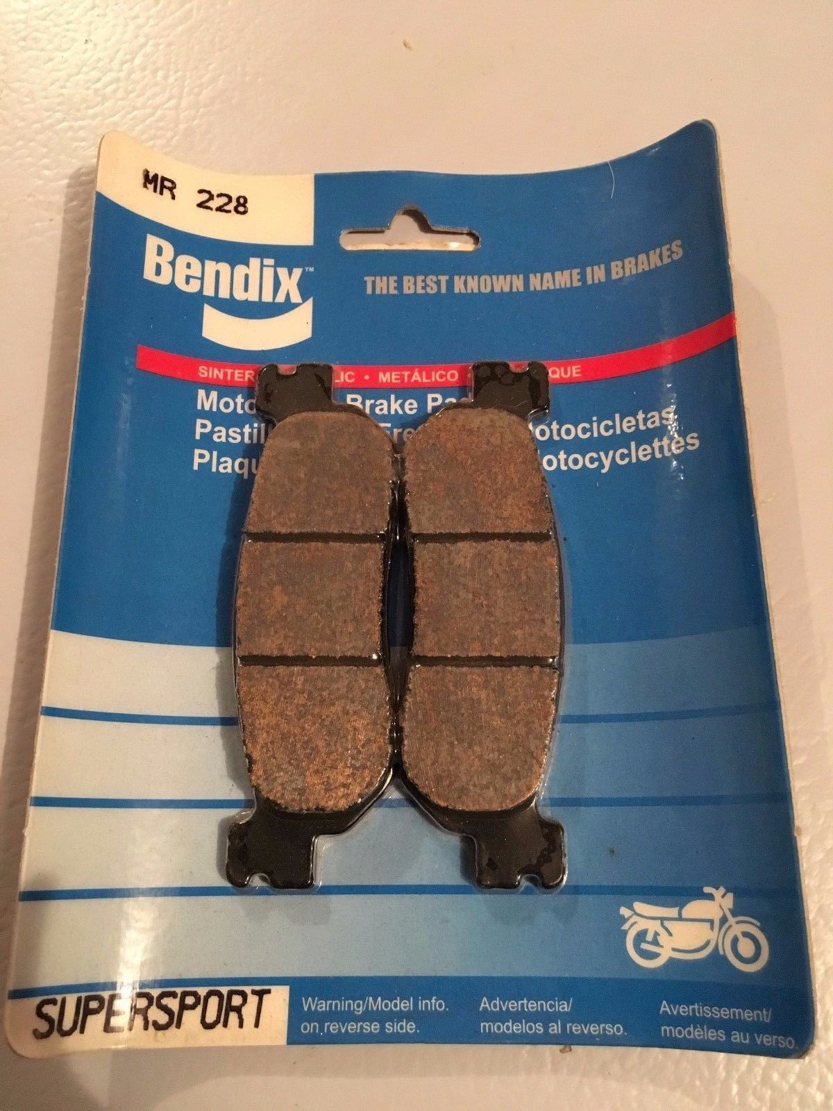 BENDIX BRAKE PADS YAMAHA REAR R6 YZF , FRONT DT 175 XT 250 TW 200 MR