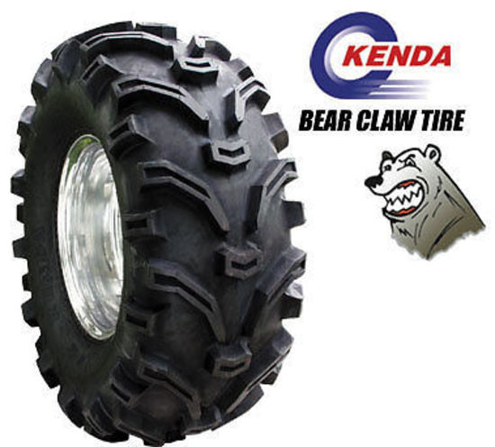 22X11-10 TWO NEW KENDA BEAR CLAW ATV TIRES 6 PLY
