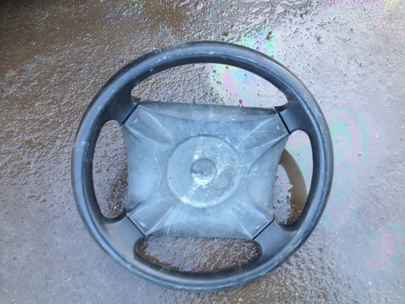 WRECKING YAMAHA RHINO 660 STEERING WHEEL NO EMBLEM