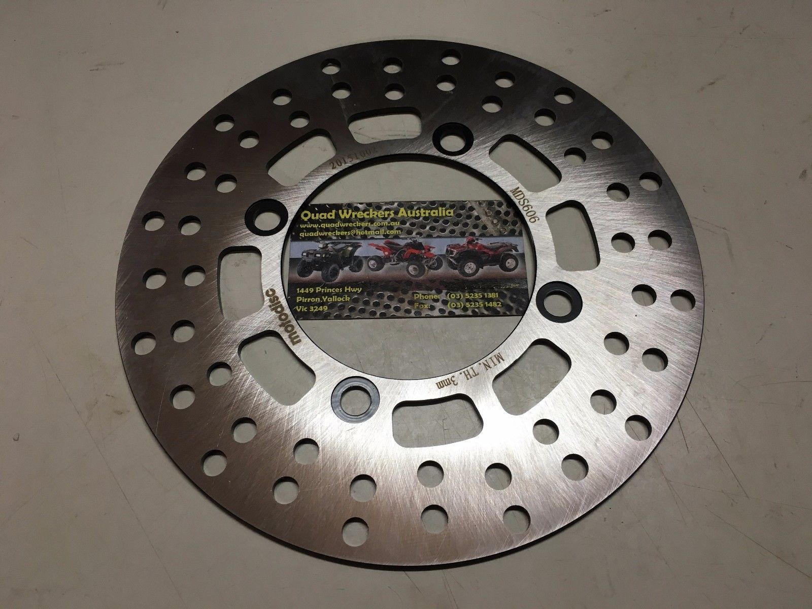 YAMAHA GRIZZLY YFM 550 700 FRONT BRAKE DISC ROTOR LEFT OR RIGHT 606