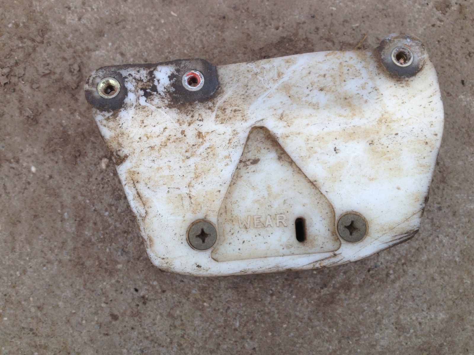 Protection De Guidage De Chaîne En Caoutchouc Pour Xr250r 91