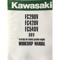 KAWASAKI 4 STROKE FC290V FC420V FC540V OHV  WORKSHOP MANUAL