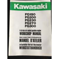KAWASAKI 4 STROKE FG150 FG200 FG230 FG270 FG300  WORKSHOP MANUAL