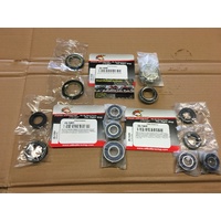 YAMAHA DT 175 94 - 04 FRONT & REAR WHEEL BEARING & SEAL KIT + STEERING BEARING