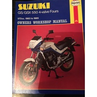 SUZUKI GS/GSX 500 FOUR 1983 1985 HAYNES  WORKSHOP MANUAL
