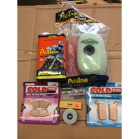 HONDA XR 400  SERVICE KIT AIR + OIL FILTER  & SPARK PLUG BRAKE PADS
