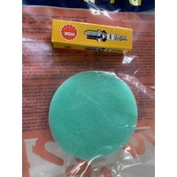 HONDA CRF 50 70 XR 50 70 SERVICE KIT NGK SPARK PLUG CR5HSA AIR FILTER FOAM 