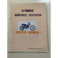 GENUINE YAMAHA MONOCROSS SUSPENSION REAR SHOCK SERVICE MANAUL YZ 360 B 250 B