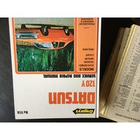 DATSUN 120Y 1974 1979  GREGORYS  WORKSHOP MANUAL