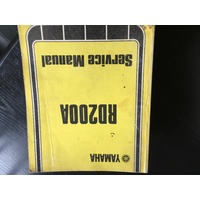 YAMAHA RD 200 A GENUINE YAMAHA SEVICE MANUAL