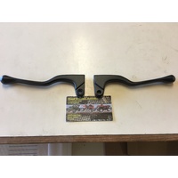 HONDA XR 100 R  1981 - 2003 BLACK FRONT BRAKE & CLUTCH LEVER SET 4291