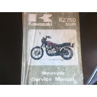 KAWASAKI KZ750 SHAFT 1982 1992 KAWASAKI WORKSHOP SERVICE MANUAL