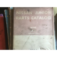 NISSAN JUNIOR MODEL 41 PETROL-DEISEL  NISSAN PARTS MANUAL
