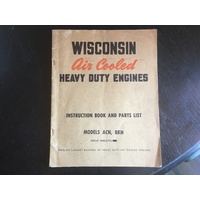 WISCONSIN AIR COOLED 3HP  60HP WORKSHOP SERVICE MANUAL