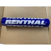 RENTHAL CROSS BAR PAD ROUND BLUE WHITE LETTERING YAMAHA YZ WR BERG KX RM CR CRF