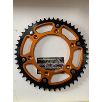 KTM 48 TOOTH REAR SPROCKET STEALTH ORANGE 125 200 250 300 350 450 500 530 HUSQVARNA GASGAS BERG