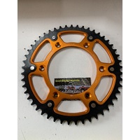 KTM 49 TOOTH REAR SPROCKET STEALTH ORANGE 125 200 250 300 350 450 500 530 HUSQVARNA GASGAS BERG