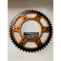 KTM 50 TOOTH REAR SPROCKET STEALTH ORANGE 125 200 250 300 350 450 500 530 HUSQVARNA GASGAS BERG