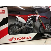 HONDA CRF 450 2018  TOY MODEL DIECAST HUGE 1:6 SCALE GIFT IDEA 