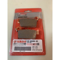 GENUINE YAMAHA YZ 125 250 X YZF 250 450 FX WR WRF REAR BRAKE PADS 1C3-W0046-B0
