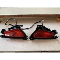 HONDA TRX 650 680 TAIL LIGHT LIGHTS PAIR WITH BACKING MOUNTING