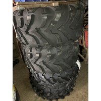 SXS ATV 8 PLY TYRES SET 27X9X14 27 X 11 X 19 MUD CANAM POLARIS YAMAHA