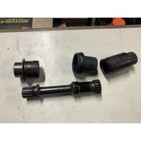 SUZUKI KINGQUAD LTA 450 500 REAR PROP TAIL SHAFT & MID COLLAR VERY GOOD