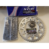 HONDA XR 250 R CHAIN + SPROCKET KIT 13 48 MTX SPROCKETS 520 CHAIN 88 - 89