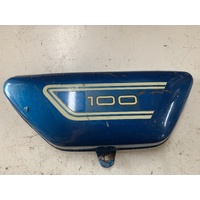 YAMAHA LS3 100 LEFT TIN SIDE COVER BLUE ISH TEAL