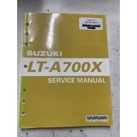 GENUINE SUZUKI LTA KING QUAD 700 X WORKSHOP SERVICE MANUAL BOOK KINGQUAD 99500-46060-01E