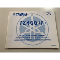 YAMAHA YZ 400 F 1979 2 STROKE SERVICE MANUAL MODEL GUIDE 2X5-28197-80