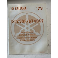 GENUINE YAMAHA DT 250 400 F 79 SUPPLEMENTARY SERVICE MANUAL 2X9-28197-70 MODEL GUIDE
