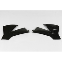 UFO KTM SX 65 2002 - 2008  BLACK RADIATOR FUEL TANK SHROUDS PAIR SET LEFT AND RIGHT