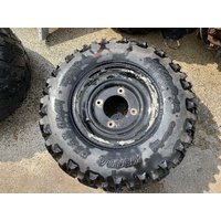 KAWASAKI SXS MULE PRO FX DX KAF 820 1000 FRONT WHEEL RIM & TYRE 26 X 9 X 12